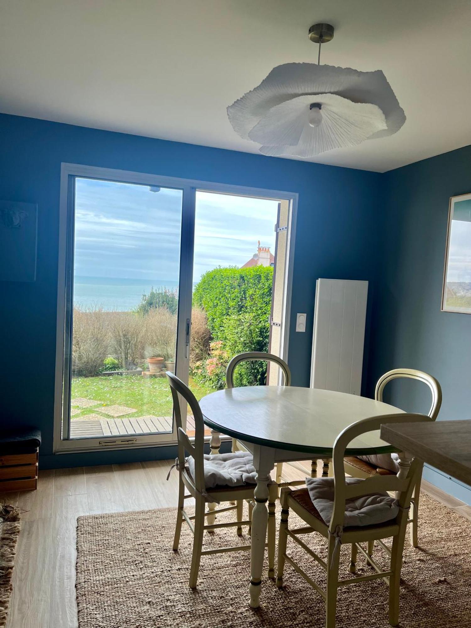 Grand Rez De Jardin-Terrasse Avec Vue Sur La Mer - 2 Chambres Blonville-sur-Mer Buitenkant foto